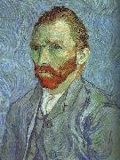 Vincent Van Gogh Self Portrait at Saint Remy painting